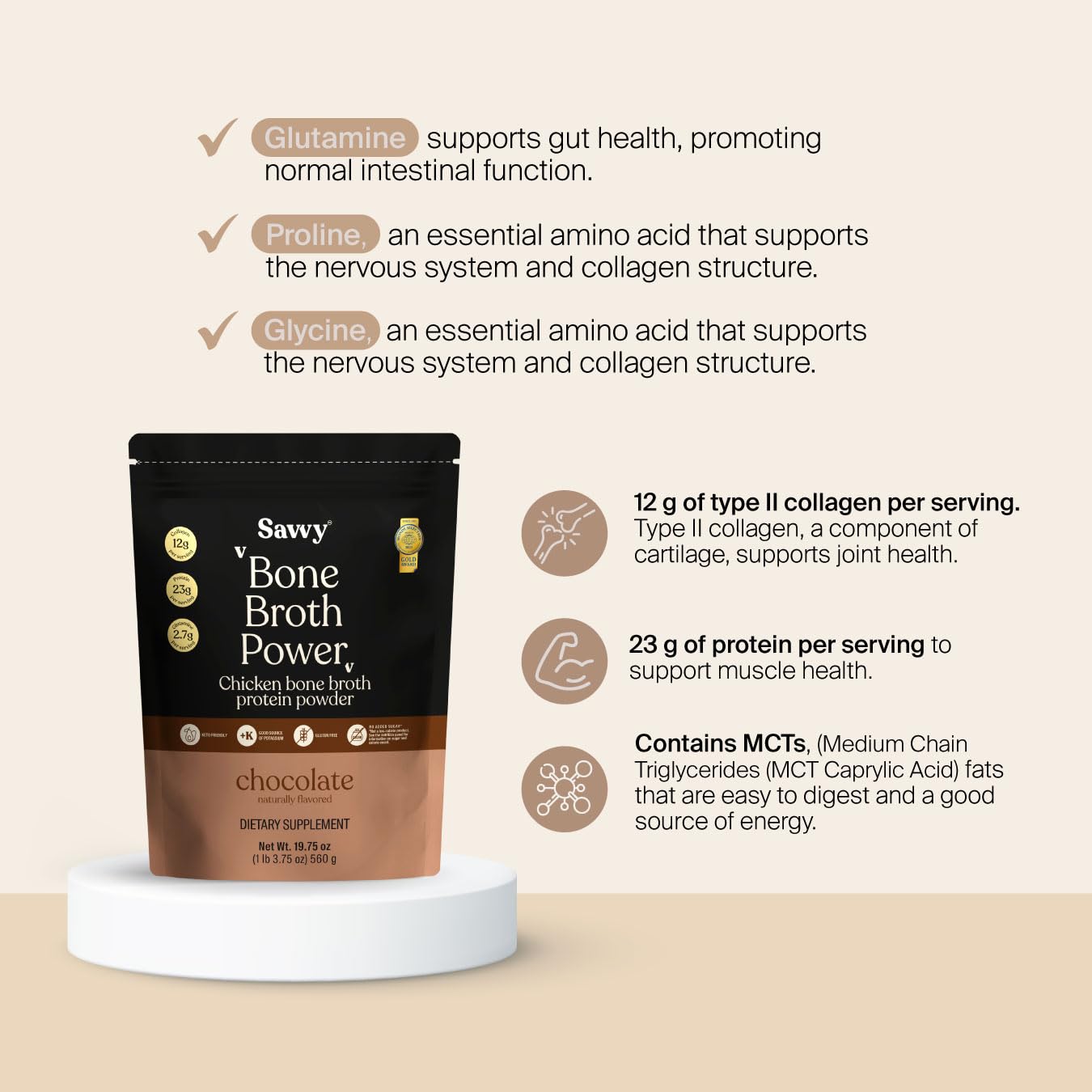 SAVVY Chocolat sans lait sans gluten, goût riche