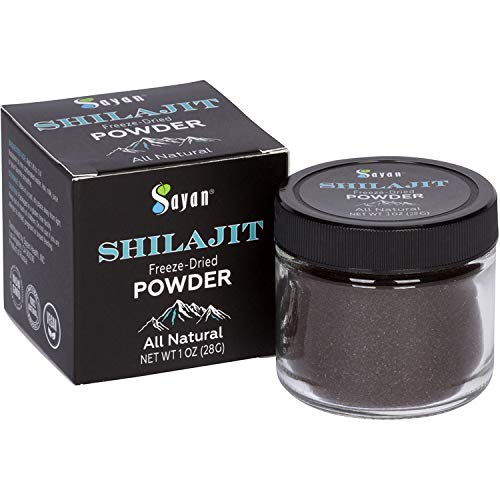 Sayan Poudre Shilajit Pure, texture fine et énergie naturelle au quotidien.