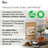 Emballage carton pratique Sayan Chaga sauvage et pur.