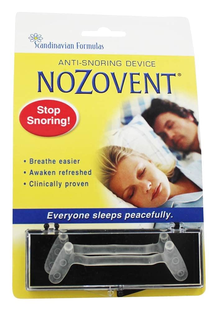 Boîtier Nozovent et étui Scandinavian Formulas, rangement pratique pour deux dispositifs.