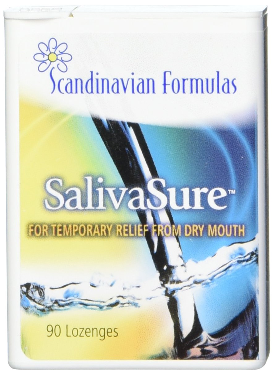 Pastilles Salivasure dans un emballage portable, soulage rapidement la bouche sèche.