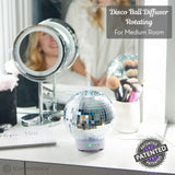 SCANDINORDICA diffuseur boule disco avec lumière multicolore pour soirées.