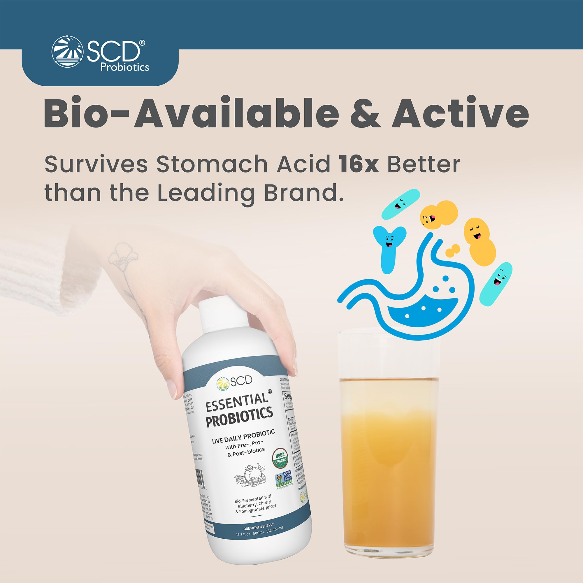 SCD Probiotics – prébiotiques, probiotiques et postbiotiques pour une approche complète.