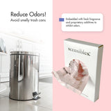 SCENSIBLES sacs-reduction-odeur contribuent à un espace hygiénique et frais.