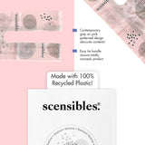 SCENSIBLES sacs-resine-recyclee-post-consumer reflètent l engagement durable et respectueux.