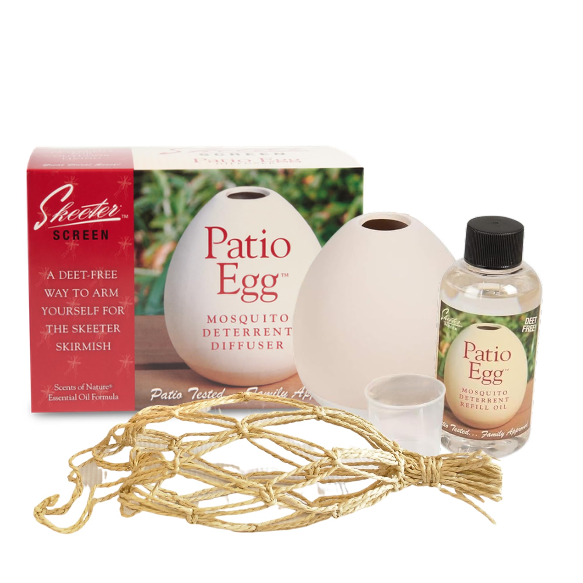 Scent Shop Skeeter Screen oeuf-patio diffuseur parfum-geraniol et citronnelle