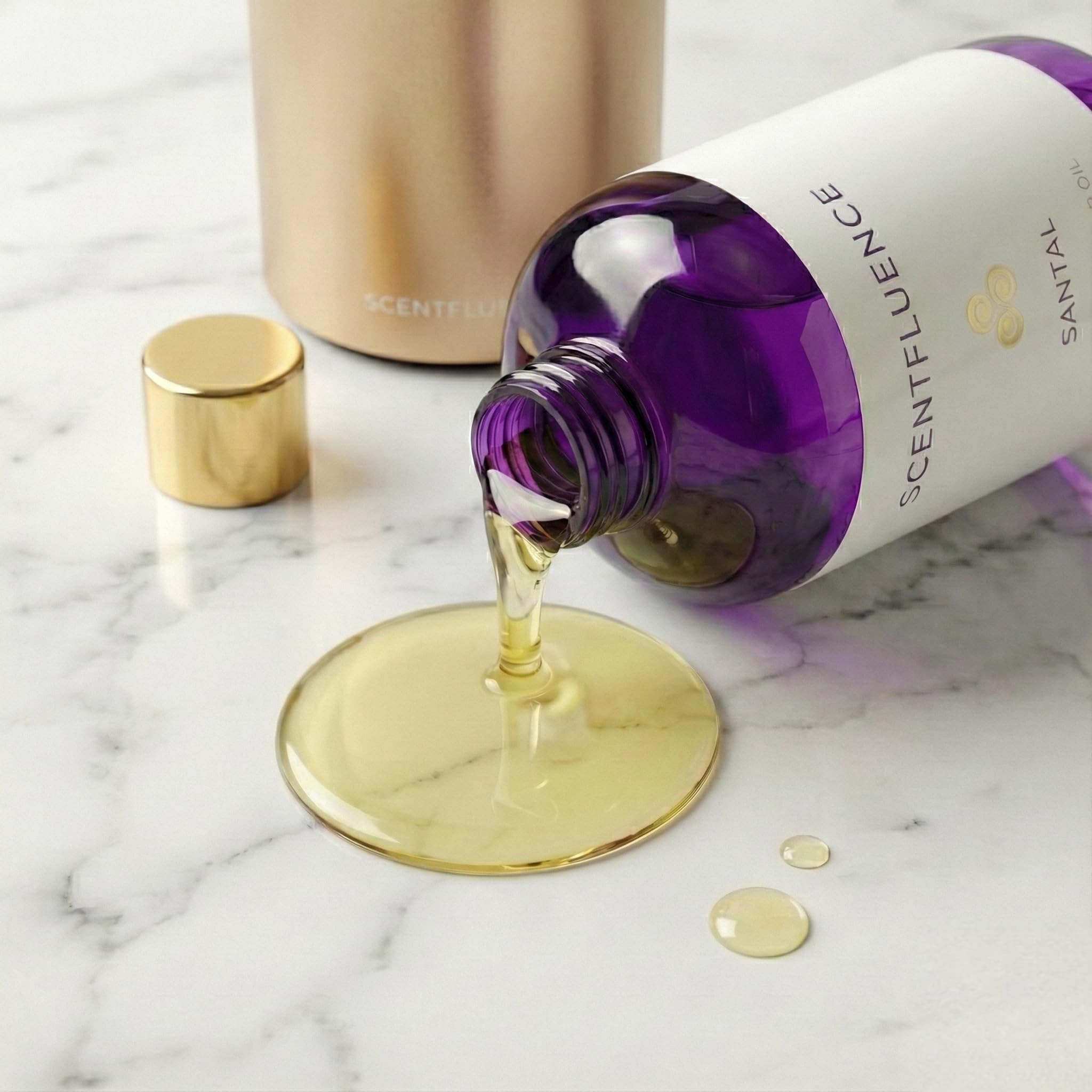 Scentfluence Santal – profil boisé chaleureux, diffusion douce dans le salon