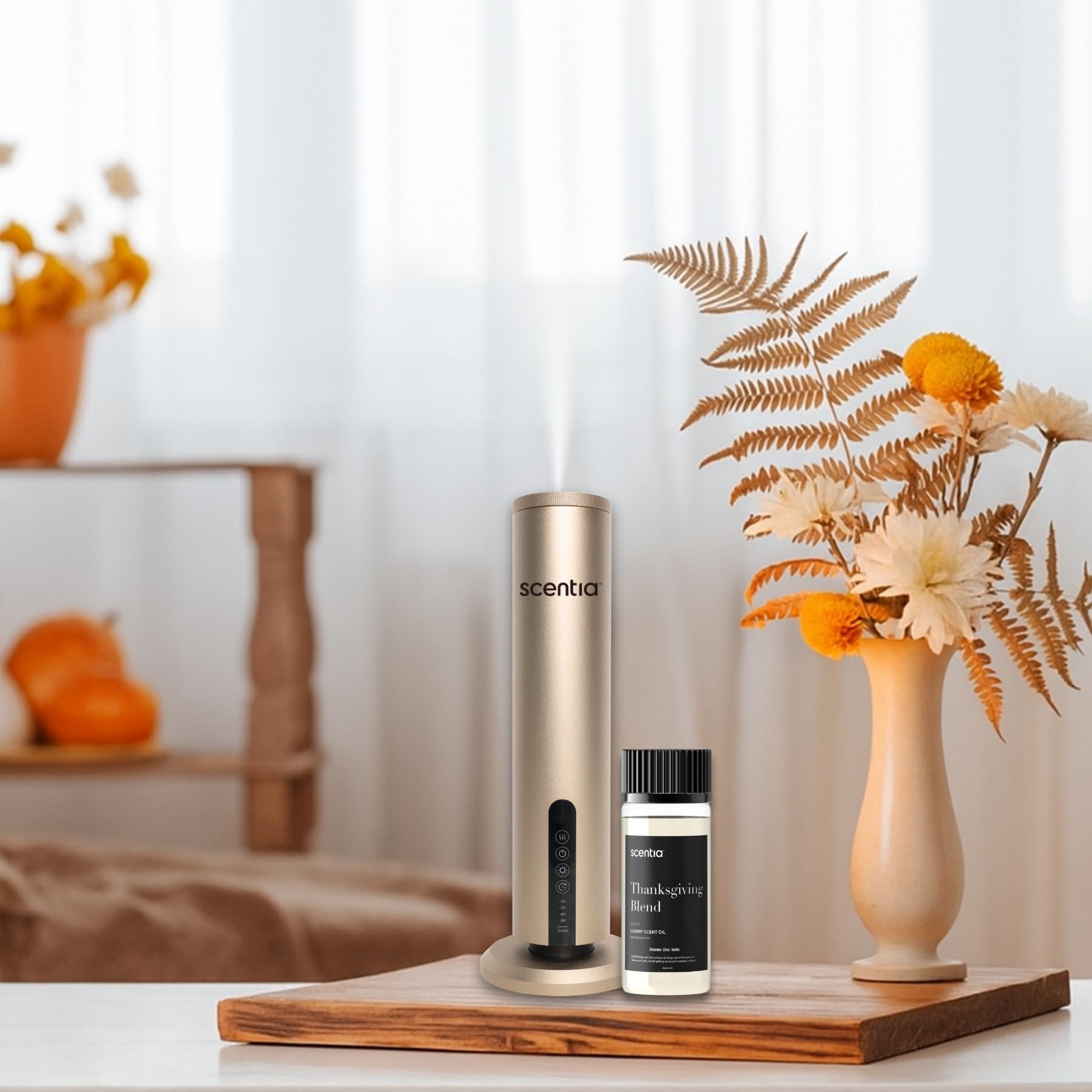 Scentia Thanksgiving Blend: huile pure, parfaite pour bougies et savons faits maison.