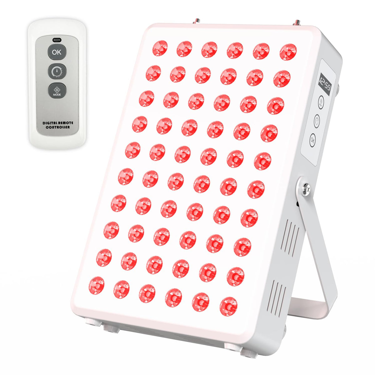 SCESFU panneau lumière rouge pour corps et visage, bénéfice potentiel pour la peau et la détente.