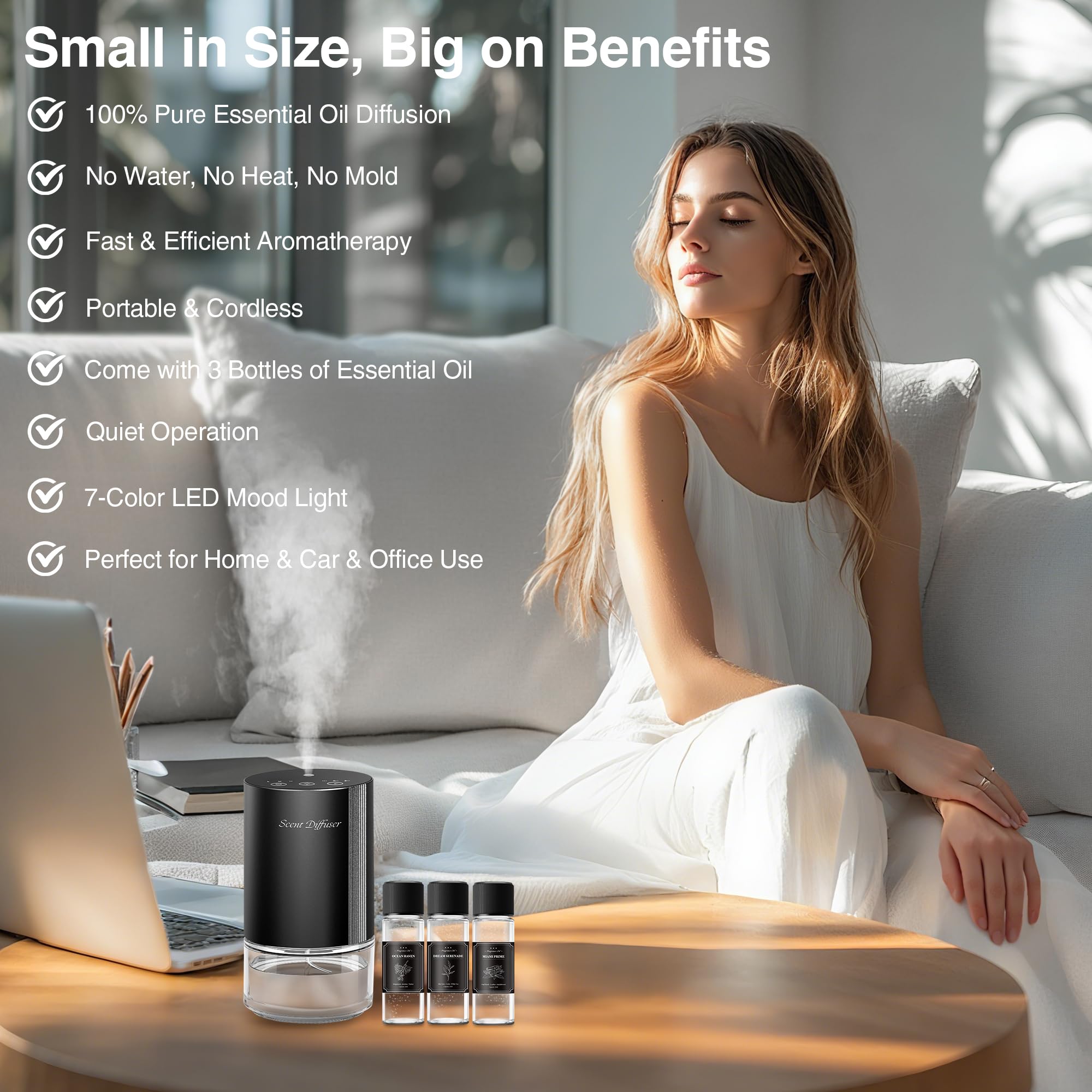 Huiles essentielles ScFZen 20 ml, utilisation pratique et prête à l'emploi