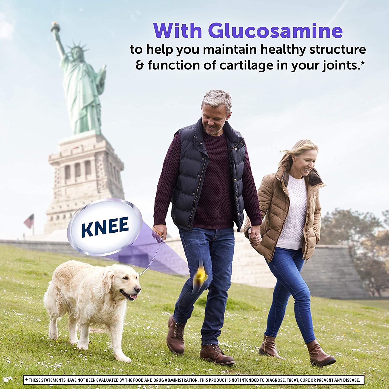Absorption rapide – Schiff Glucosamine avec hyaluronique, gélules faciles à avaler.