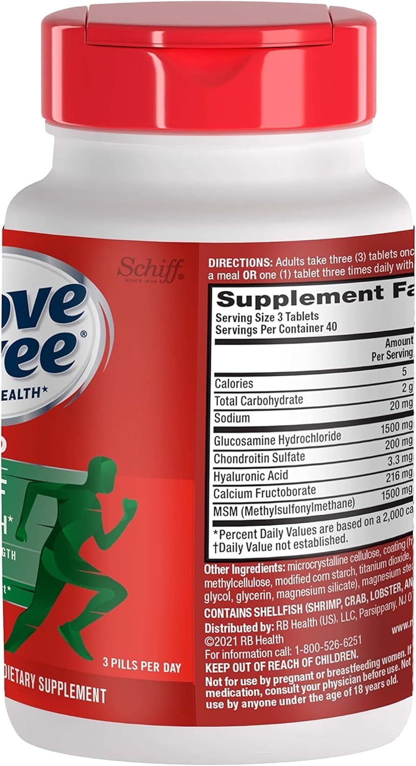 Schiff Move Free Advanced : bouteille qui contient les comprimés pour une utilisation pratique.