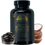Schizandu Charbon Actif en gélules 600 mg, soutien potentiel pour detox et digestion.