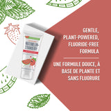 Schmidt's Enfants dentifrice Watermelon Strawberry, formule végétale douce pour un brossage quotidien.