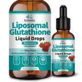 Gouttes liposomales Scibalia – emballage élégant, détox et peau lumineuse.
