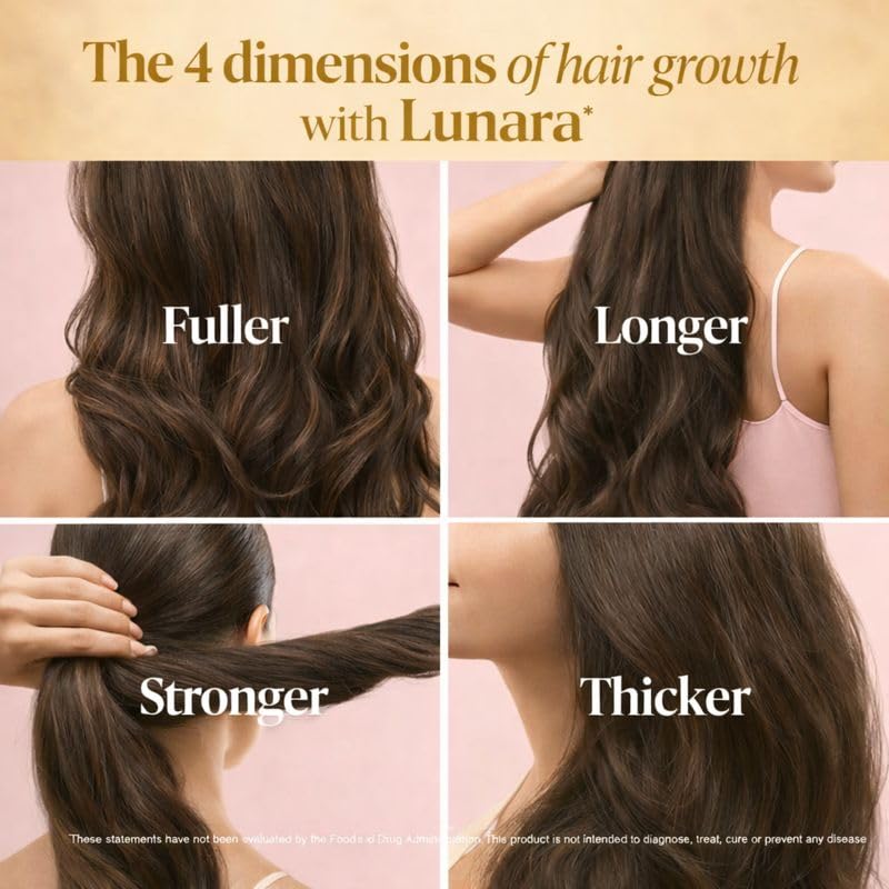 Gomme Lunara prête à être consommée quotidiennement pour nourrir les cheveux.