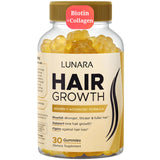 Gommes Lunara en flacon pour cheveux plus forts.