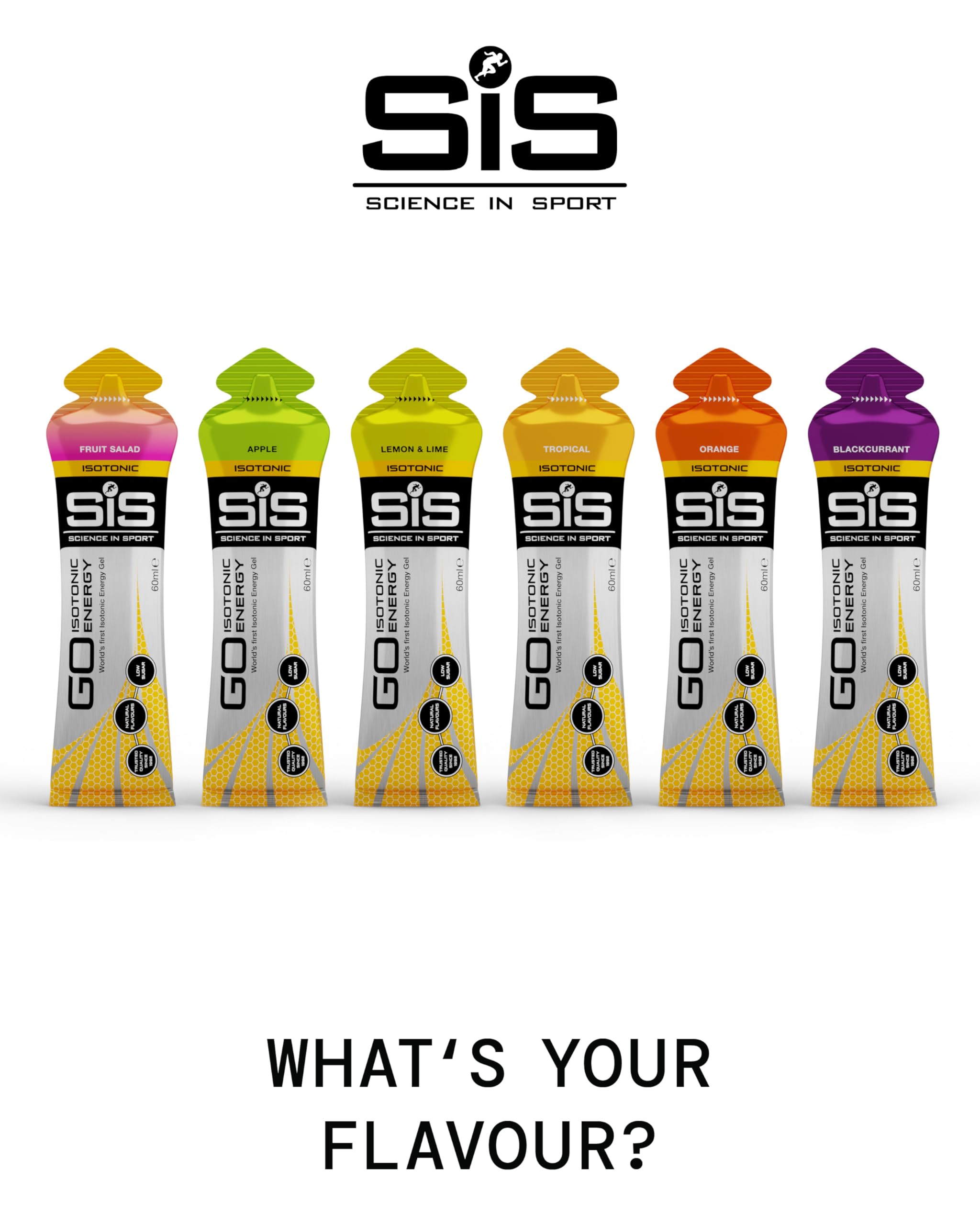 Science in Sport gel isotoniques 60 ml – parfait pendant la course pour maintenir l’effort