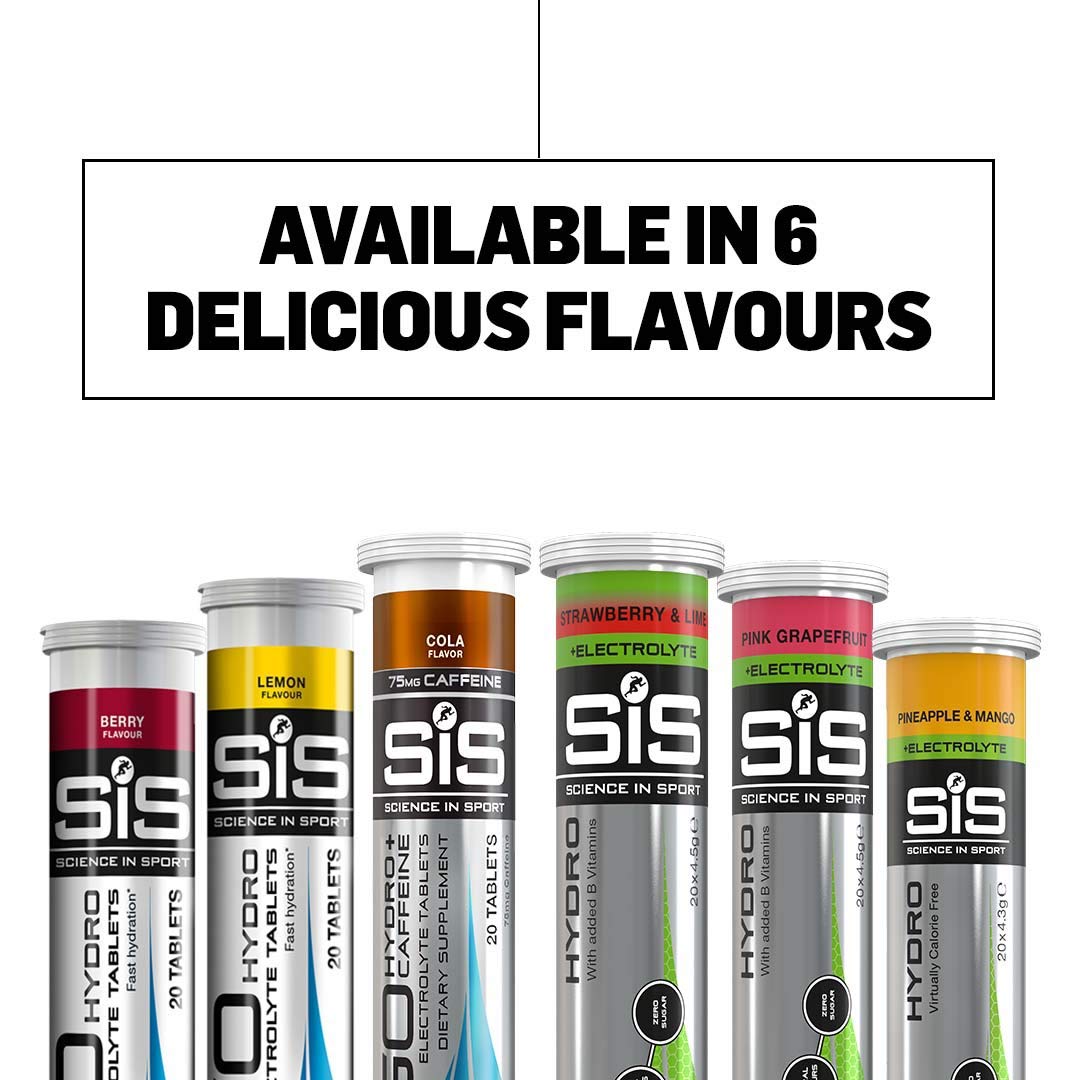 Science in Sport Hydro Électrolyte – formule vegan sans gluten et sans soja.