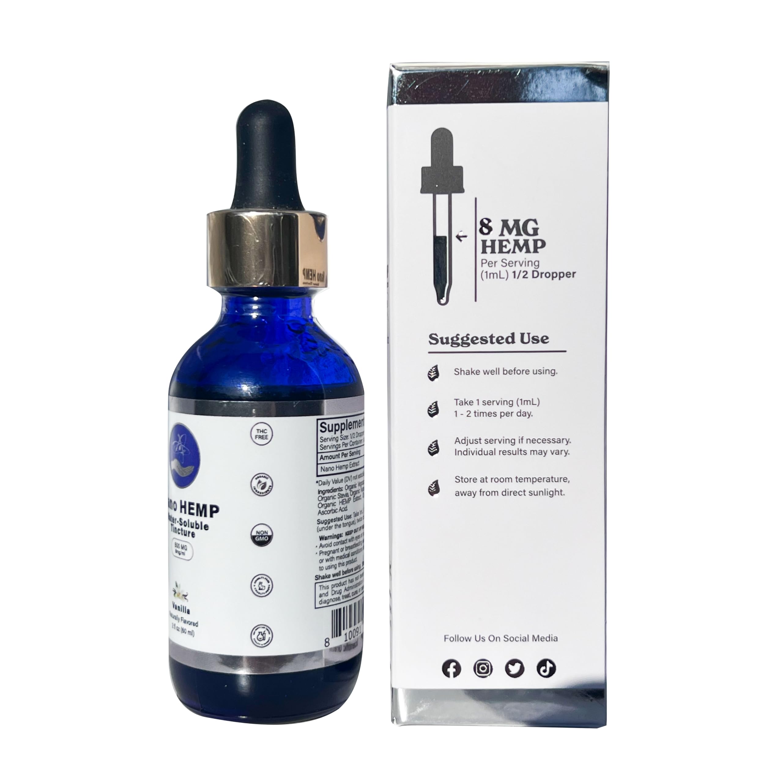 Science-Rite Nano gouttes vegan sans OGM, arôme vanille naturel