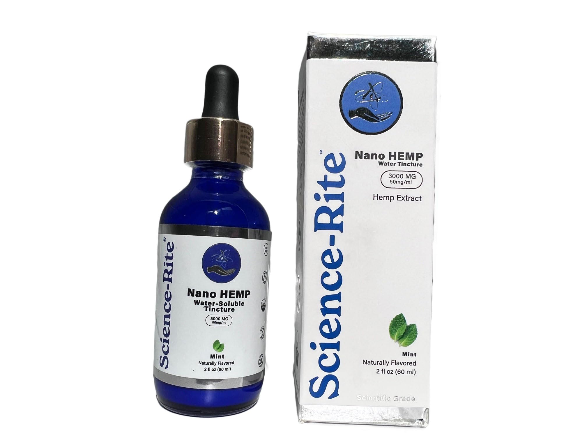 Science-Rite Nano Hemp test-labo: vérifié par des laboratoires tiers pour la sécurité.