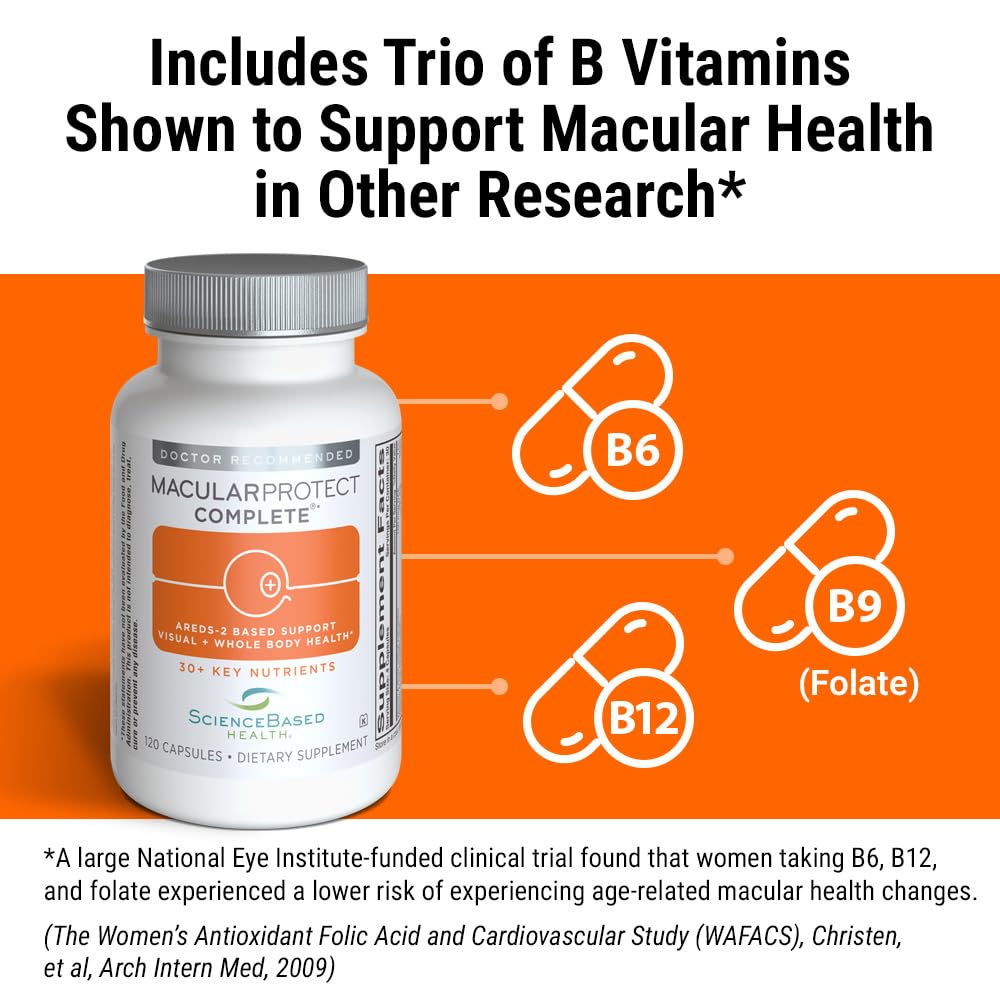 ScienceBased Health MacularProtect Complete – emballage soigné facilitant l'achat.