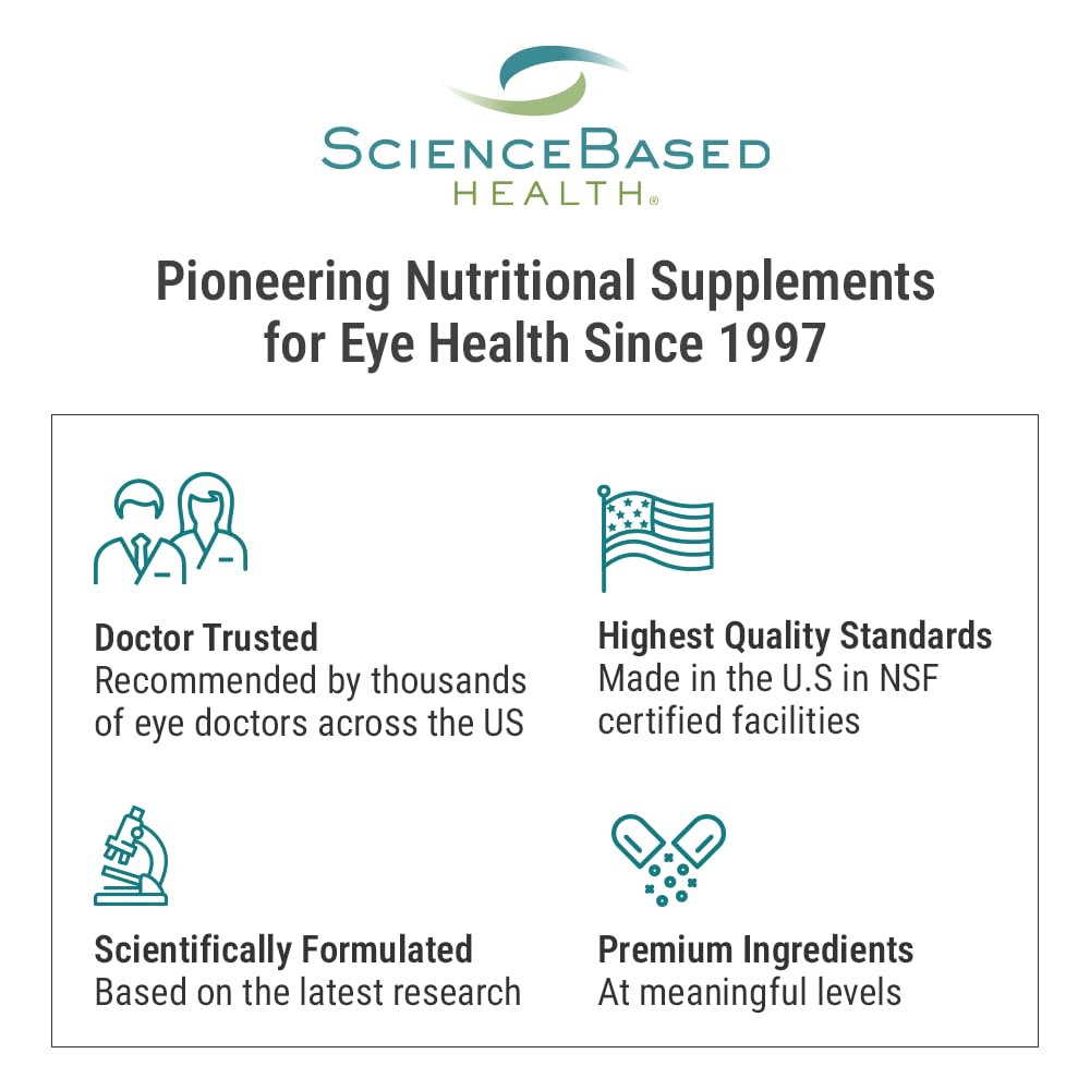 ScienceBased Health MacularProtect Complete – usage quotidien pour la santé oculaire et générale.