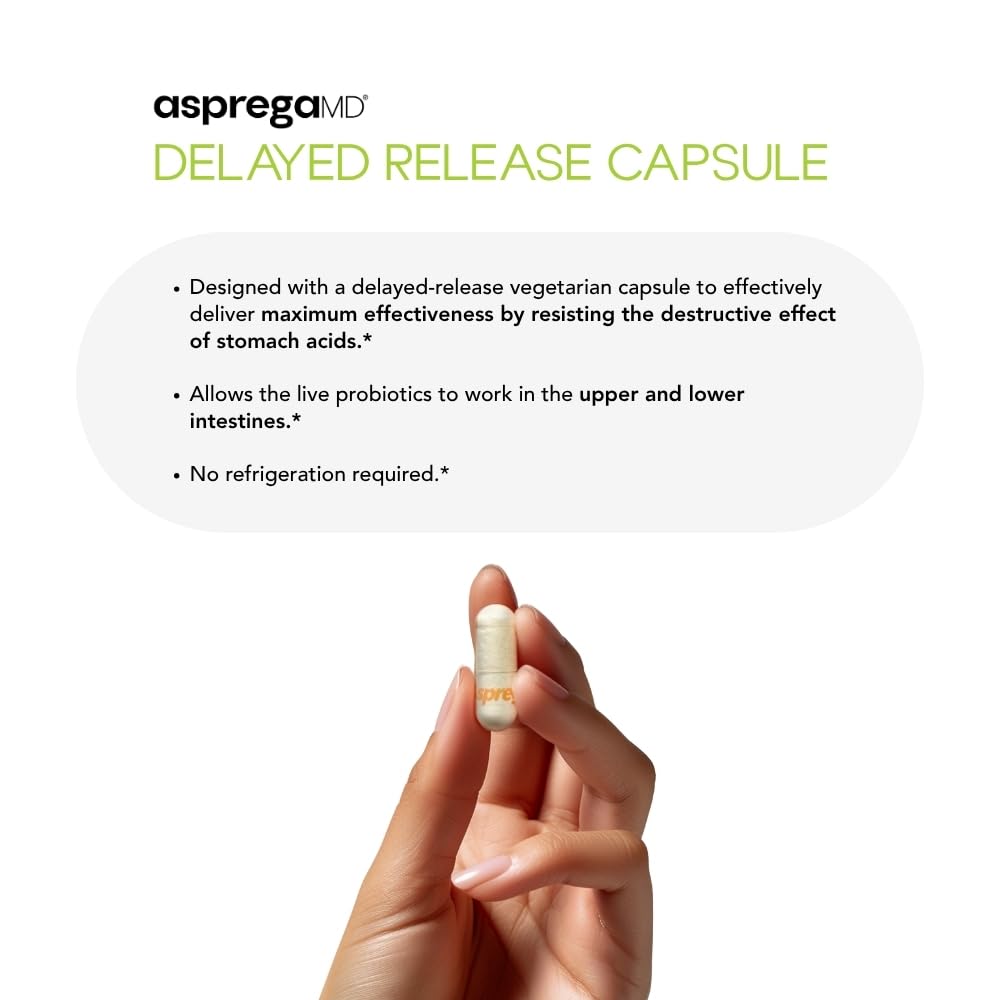 ScimeraMD Asprega, systeme digestif soutenu par probiotiques et prebiotiques.