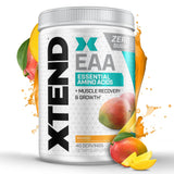 Xtend EAA Scivation — poudre mangue 40 portions, favorise récupération musculaire.