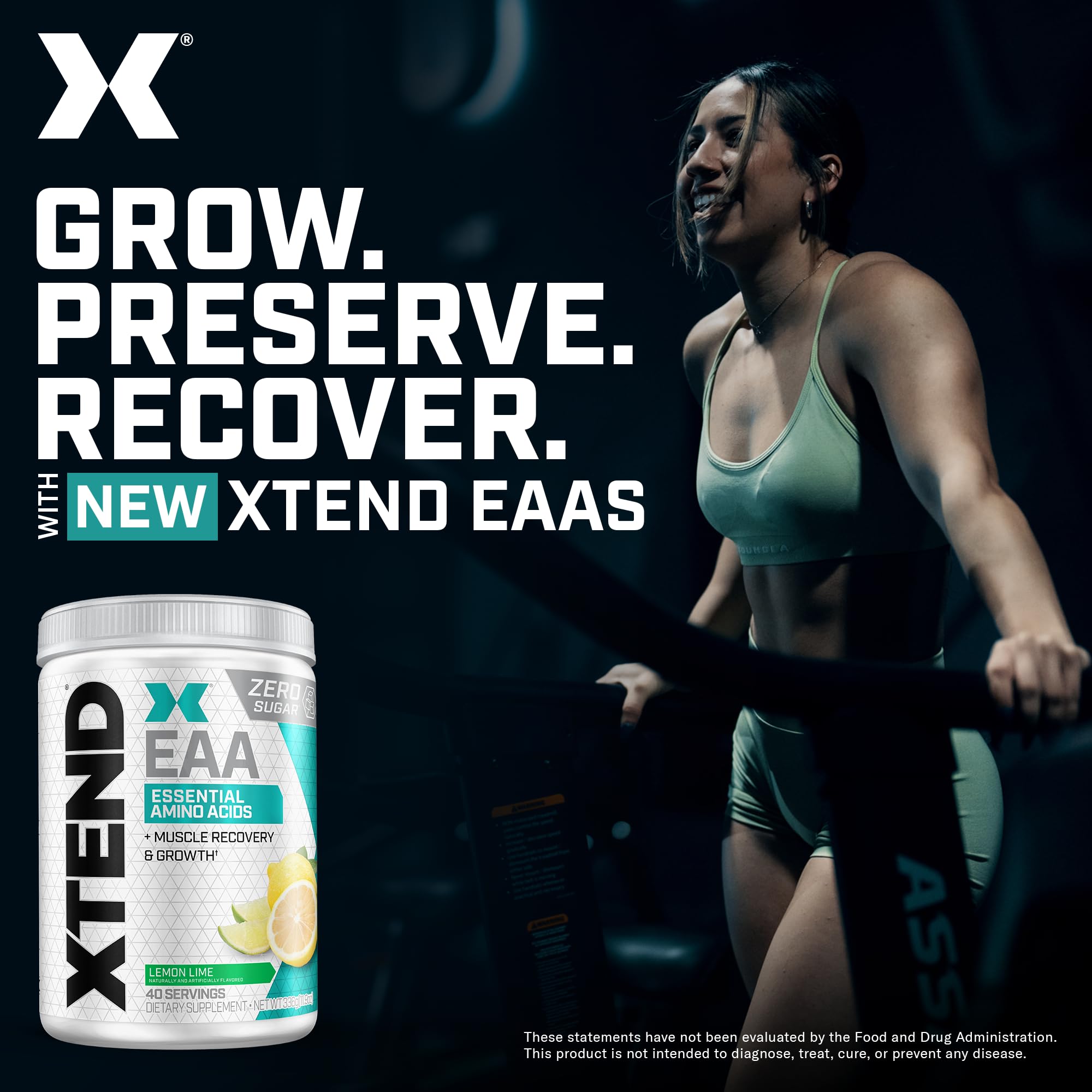 Récupération potentielle avec Xtend EAA sans sucre.