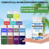 SCOLA capsules molles cortisol montre la séparation de couleur, phénomène normal.