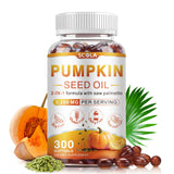 SCOLA huile graines potiron-palmetto – bouteille, soutien potentiel cheveux et prostate.