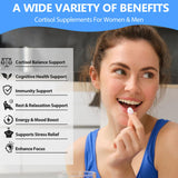 SCOLA ingrédients magnesium ashwagandha et L-théanine sur fond clair, soutien équilibré.