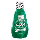 Scope rince-bouche Original Menthe: bouteille voyage prête pour vos déplacements.