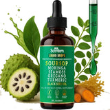 SCORDOM Soursop Gouttes: bouteille avec pipette pour bien-être quotidien