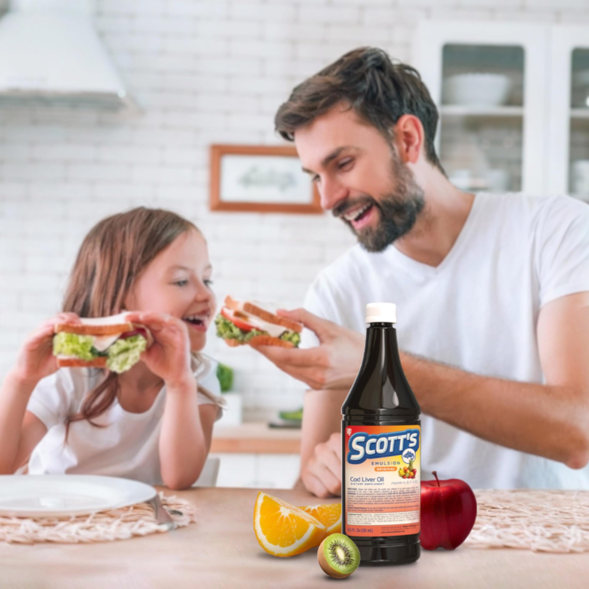 SCOTT'S EMULSION émulsion fruits: prise douce sans arrière-goût.
