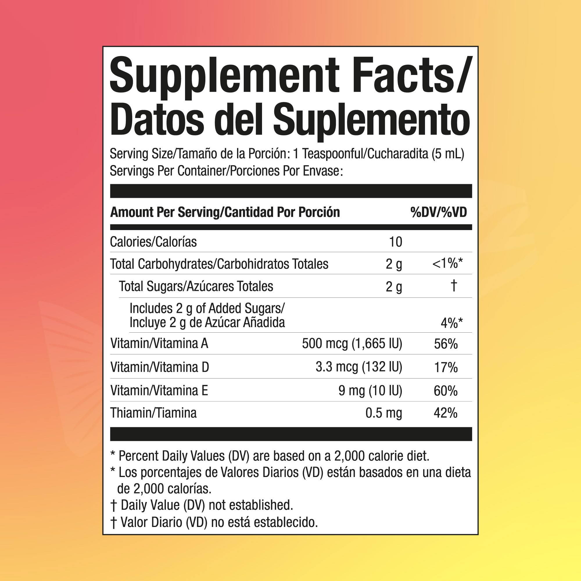 SCOTT'S EMULSION flacon fruits: routine nutritionnelle pour les jeunes.