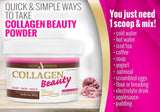 Script Essentials Poudre Beauté au Collagène – dissolution facile dans boisson chaude ou froide.