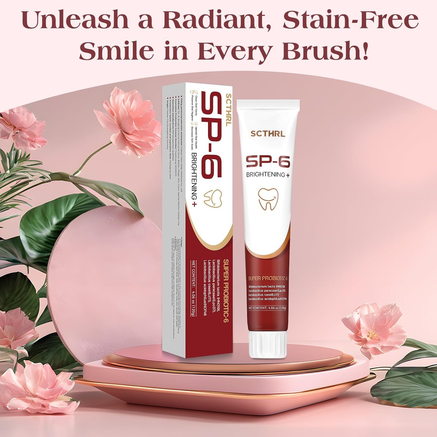 SCTHRL SP-6, emballage cadeau élégant pour soin buccal
