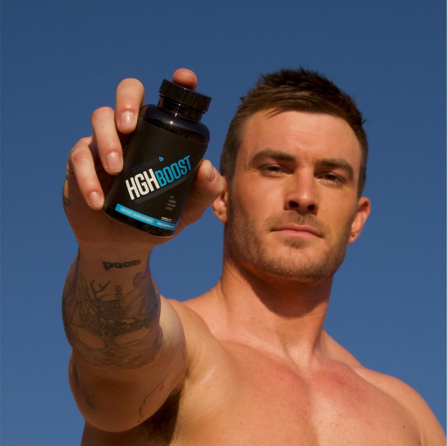 Sculpt Nation composition L-arginine et BCAA pour soutien à la synthèse protéique