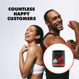 Sculpt Nation Preworkout Fruit Punch, étiquette indiquant ingrédients et saveur fruit punch.