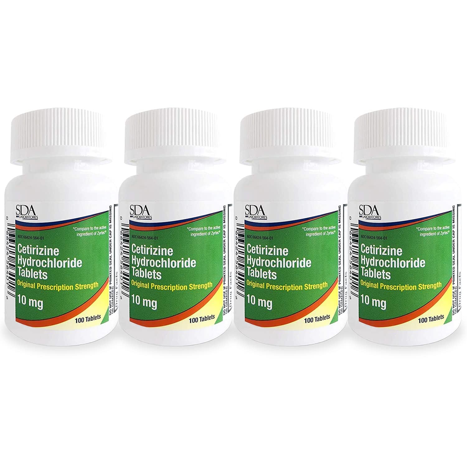 SDA Laboratories boîte antihistaminique montrant le produit et ses usages quotidiens.
