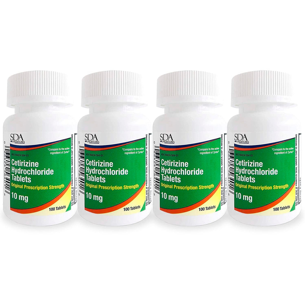SDA Laboratories boîte antihistaminique montrant le produit et ses usages quotidiens.