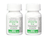 SDA LABORATORIES Diphenhydramine 50 mg — bouteille pour soulagement possible des symptômes allergiques.