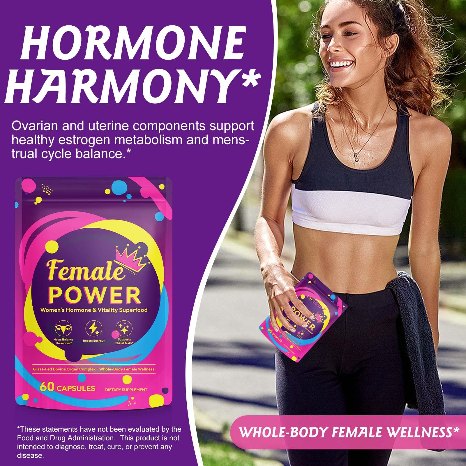 SDJUFEI ingrédients pâturages boeuf, source de vitalité féminine.