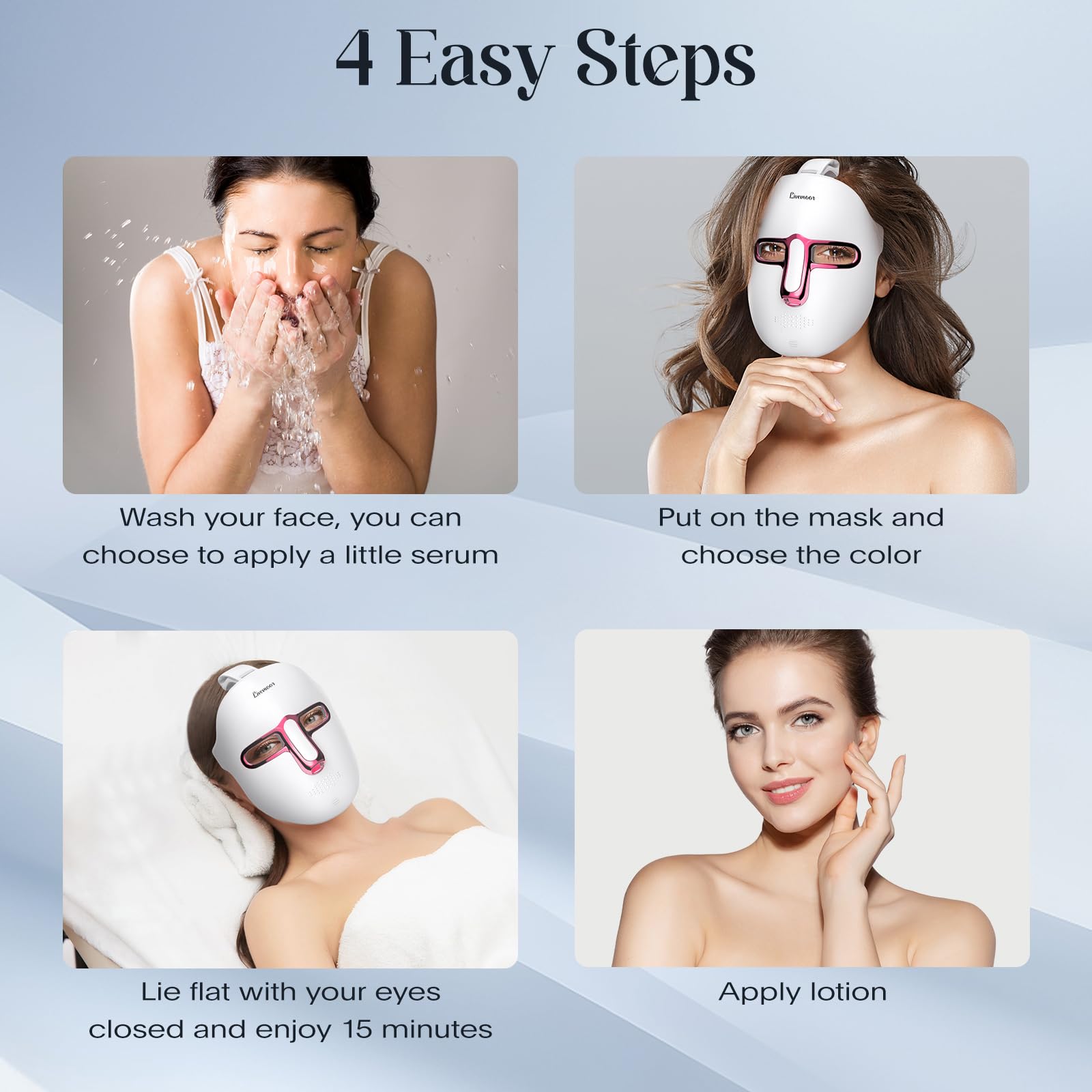 SDKWDH masque fonctionnement simple, contrôle intuitif