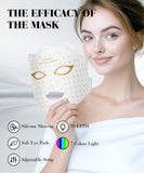 SDKWDH Masque lumière bleu, stimulation douce adaptée à votre routine.