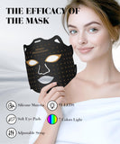 SDKWDH Masque Lumière infrarouge 850 nm – utilisation en soirée détend la peau.