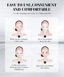 SDKWDH Masque lumière silicone, matériau confortable pour port prolongé.
