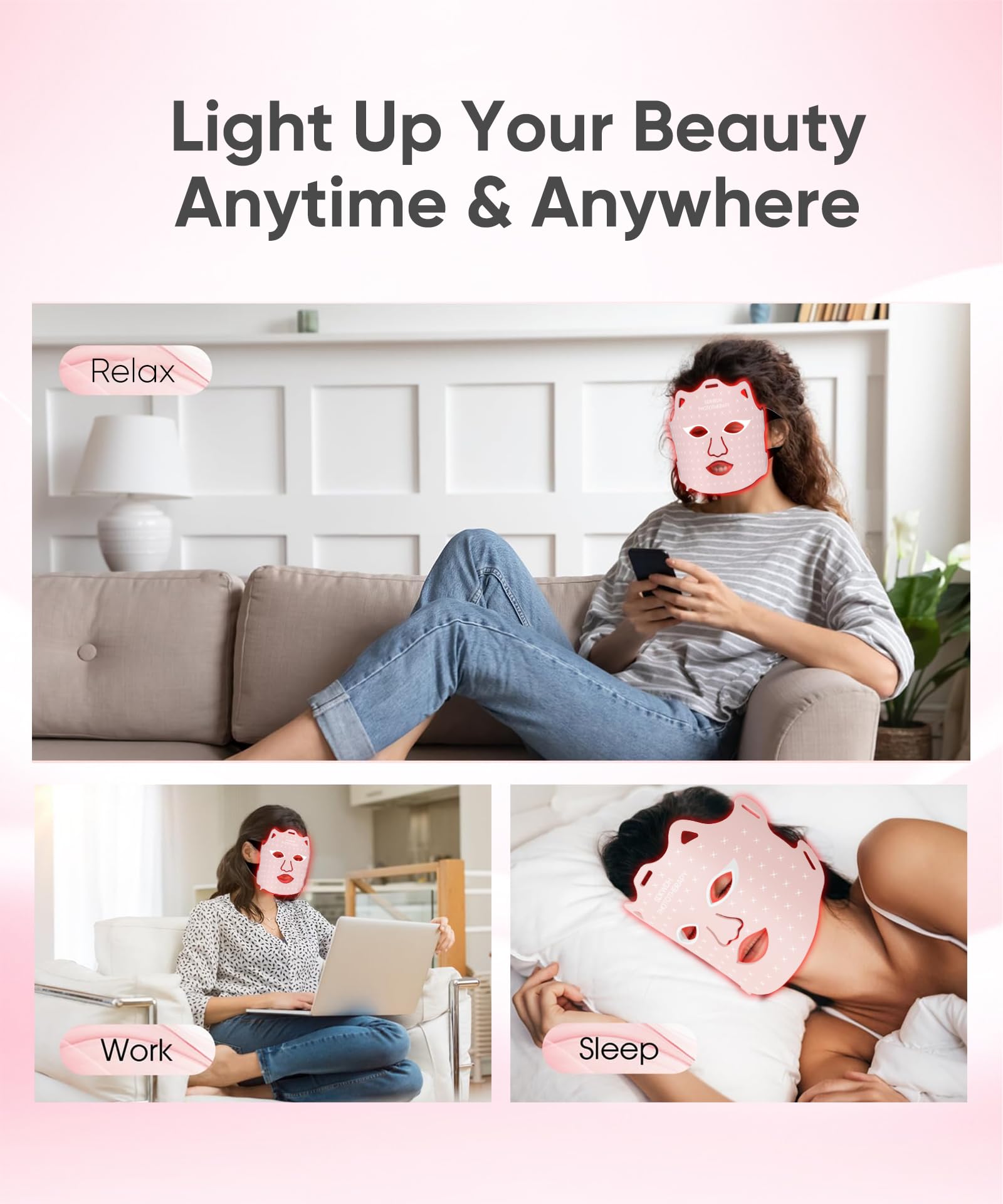 Masque SDKWDH utilisation domestique pratique et portable.